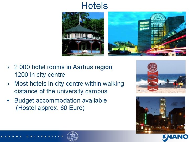Hotels › 2. 000 hotel rooms in Aarhus region, 1200 in city centre ›