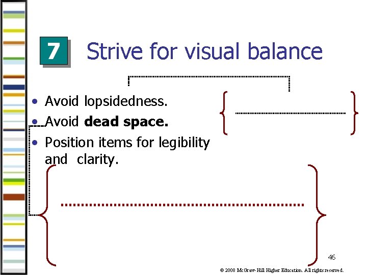 Higher Position Less Effect Ice Visual Chapter 12 Effective Use of Visual Aids AND