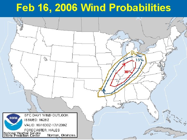 Feb 16, 2006 Wind Probabilities 