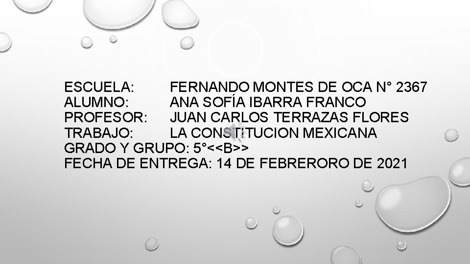 ESCUELA FERNANDO MONTES DE OCA N 2367 ALUMNO