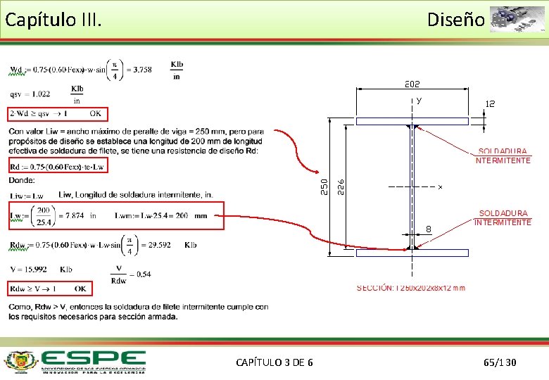 Capítulo III. Diseño CAPÍTULO 3 DE 6 65/130 