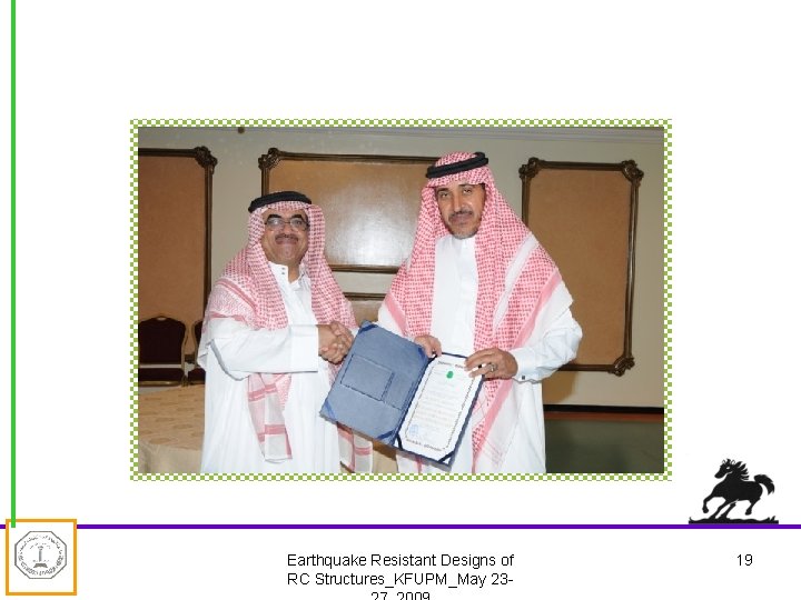 Earthquake Resistant Designs of RC Structures_KFUPM_May 23 - 19 