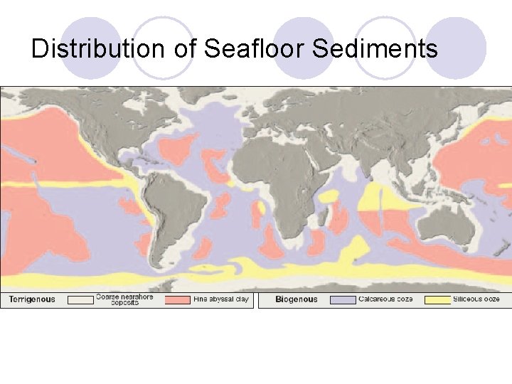 Distribution of Seafloor Sediments 