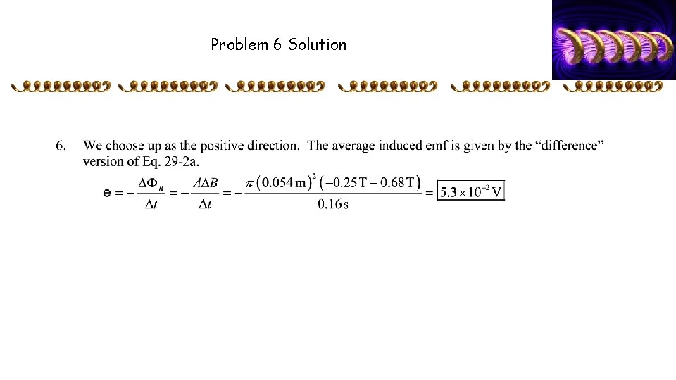 Problem 6 Solution 