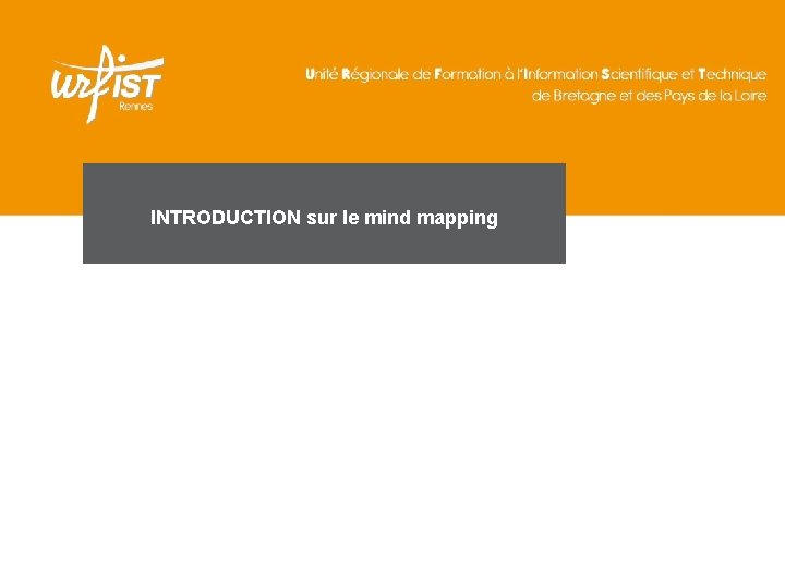 INTRODUCTION sur le mind mapping 