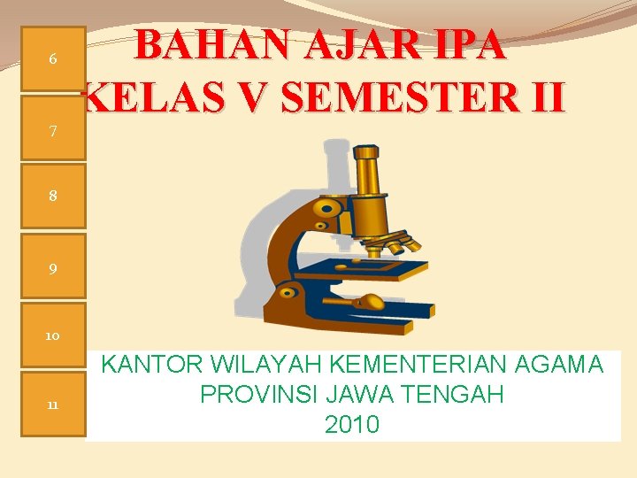 6 7 BAHAN AJAR IPA KELAS V SEMESTER II 8 9 10 11 KANTOR