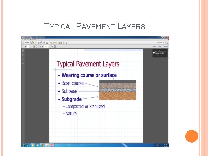 TYPICAL PAVEMENT LAYERS 