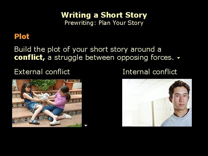Writing a Short Story Prewriting: Plan Your Story Plot Build the plot of your