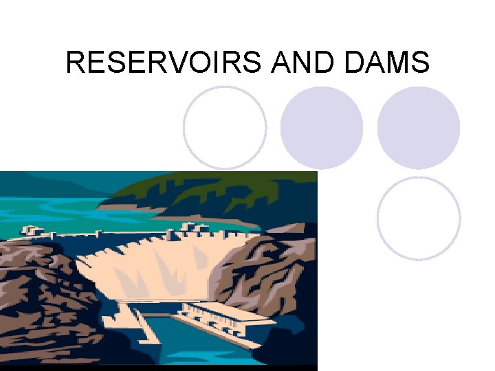 RESERVOIRS AND DAMS 