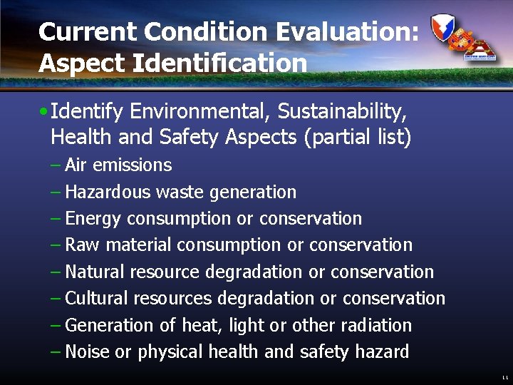 Environmental Management System Implementation at Anniston Army Depot