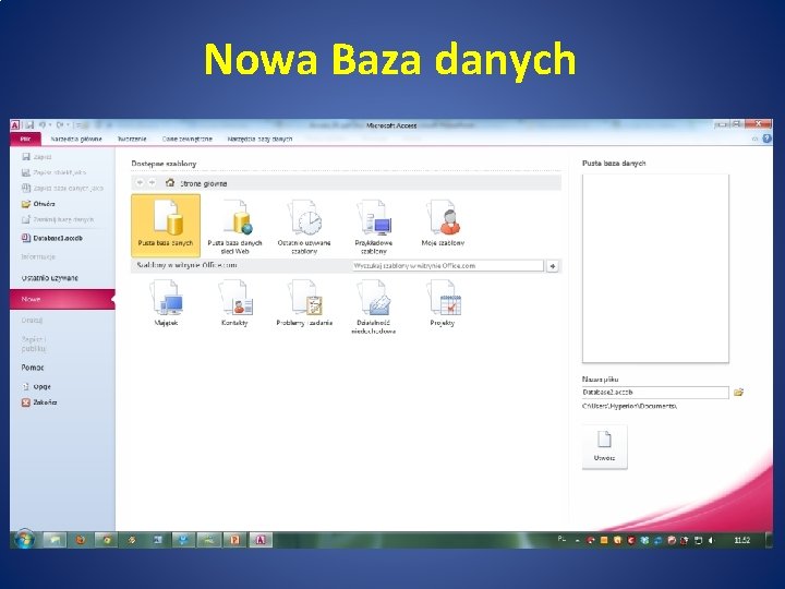 Nowa Baza danych 