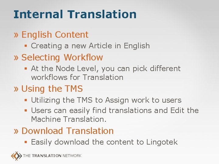 Internal Translation » English Content § Creating a new Article in English » Selecting