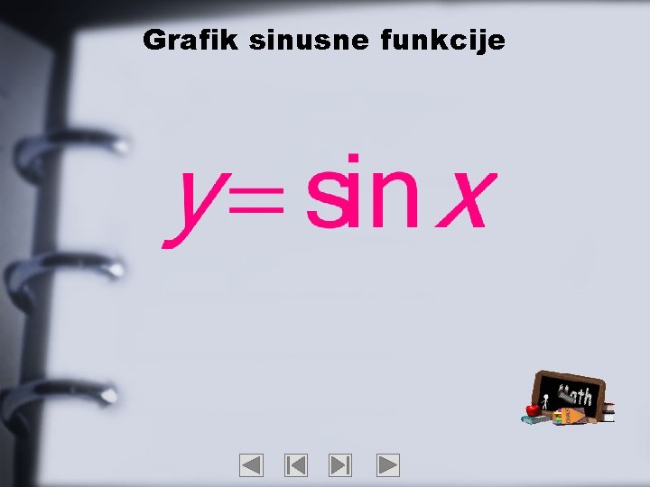Grafik sinusne funkcije 