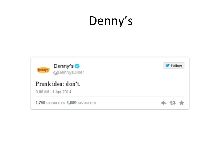 Denny’s 