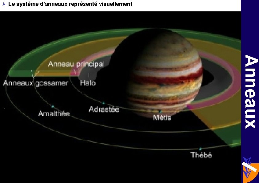 Ø Le système d’anneaux représenté visuellement An n eau x 