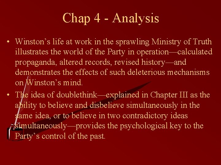 1984 Chapter 1 George Orwell Remember Remember The