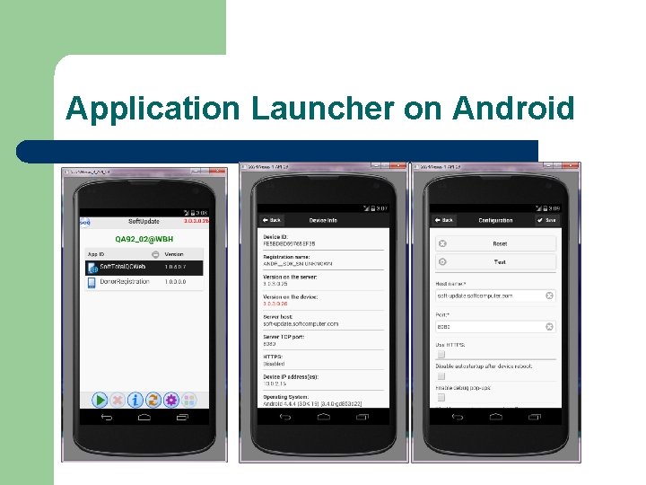 Application Launcher on Android 