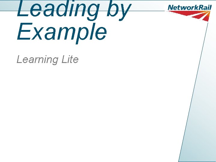 Leading by Example Learning Lite 