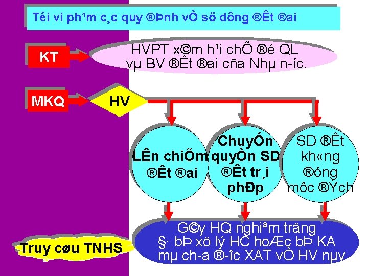 Téi vi ph¹m c¸c quy ®Þnh vÒ sö dông ®Êt ®ai HVPT x©m h¹i