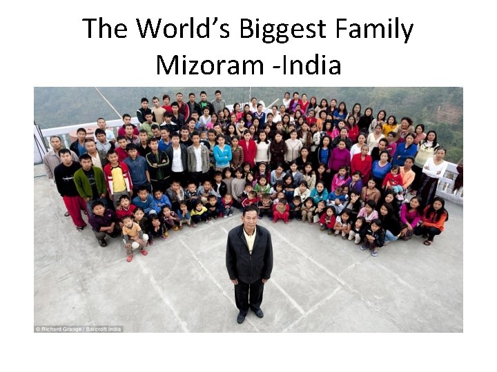 The World’s Biggest Family Mizoram -India 