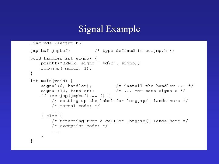 Signal Example 