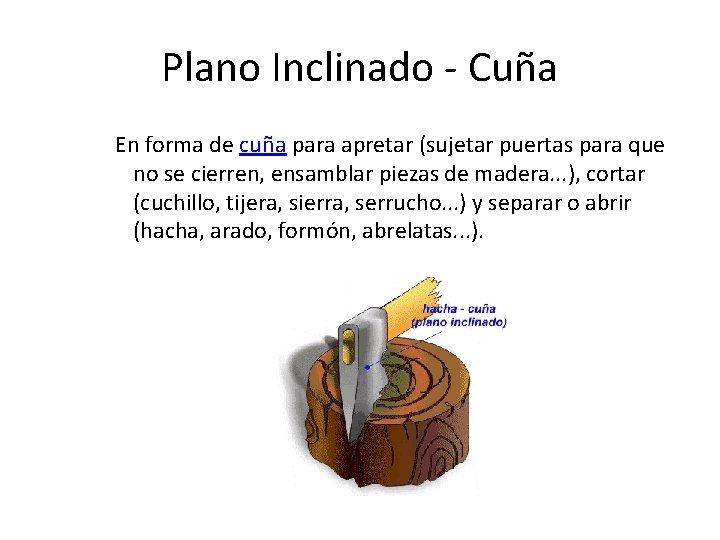 Plano Inclinado - Cuña En forma de cuña para apretar (sujetar puertas para que