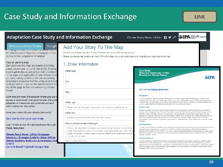 Case Study and Information Exchange LINK 19 