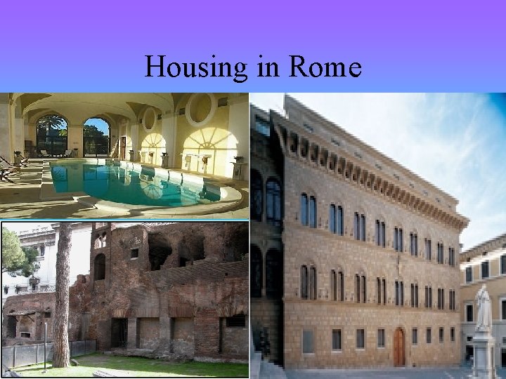 Housing in Rome 