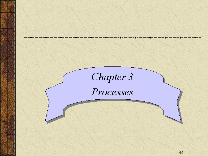 Chapter 3 Processes 44 
