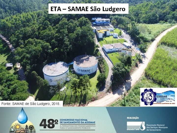 ETA – SAMAE São Ludgero Fonte: SAMAE de São Ludgero, 2018. 