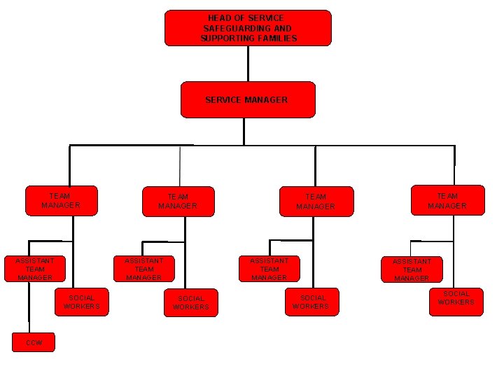 HEAD OF SERVICE SAFEGUARDING AND SUPPORTING FAMILIES SERVICE MANAGER SAFEGUARDING AND FAMILY SUPPORT TEAM