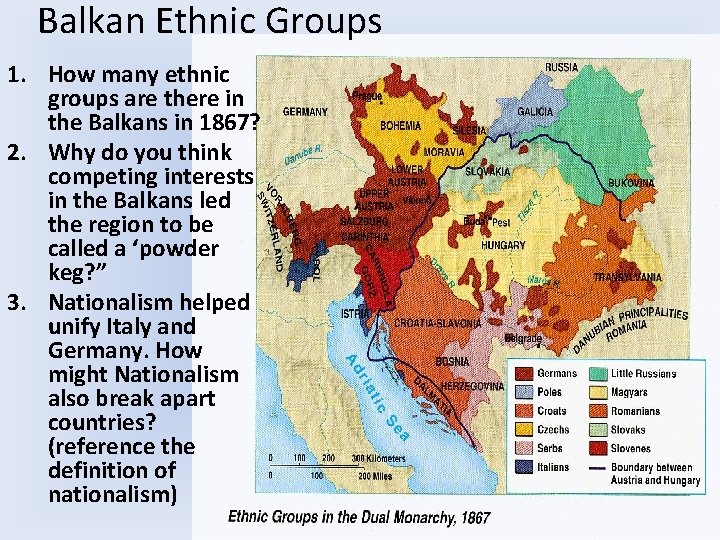 Balkan Ethnic Groups 1. How many ethnic groups are there in the Balkans in