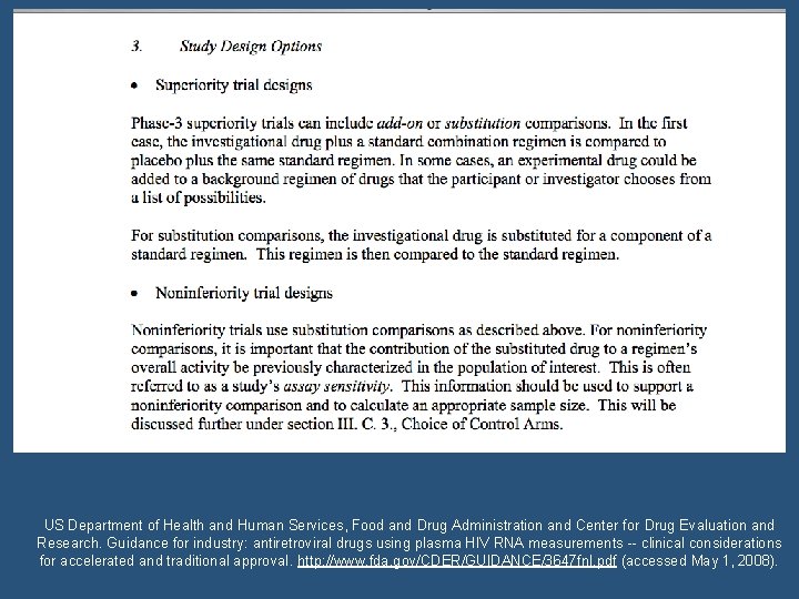 US Department of Health and Human Services, Food and Drug Administration and Center for