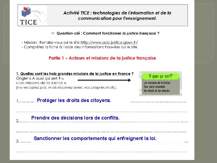 Sans droit ni justice notre socit serait dsorganise