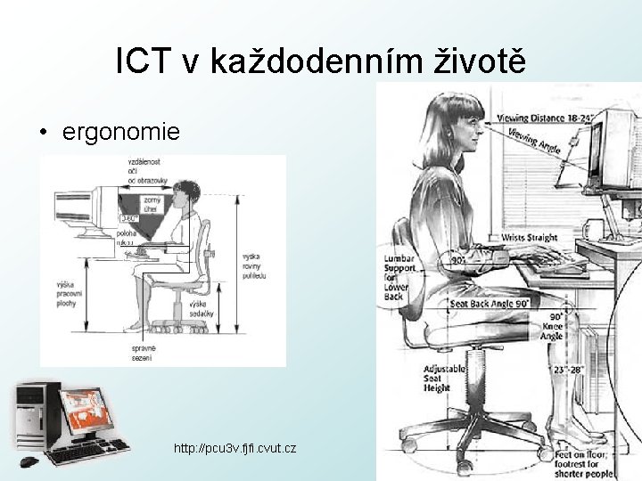 ICT v každodenním životě • ergonomie http: //pcu 3 v. fjfi. cvut. cz 