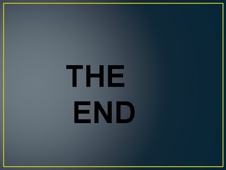 THE END 