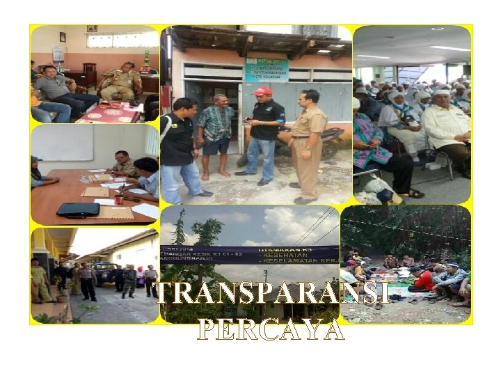 TRANSPARANSI PERCAYA 