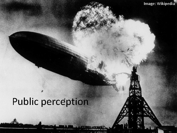 Image: Wikipedia Public perception 