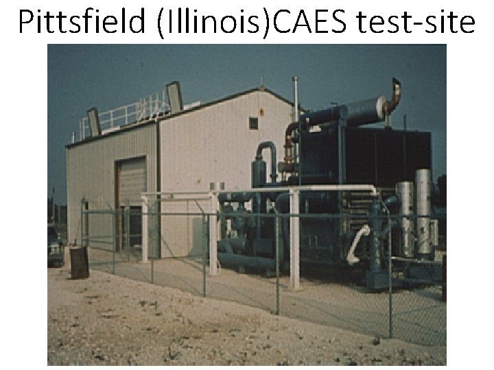 Pittsfield (Illinois)CAES test-site 