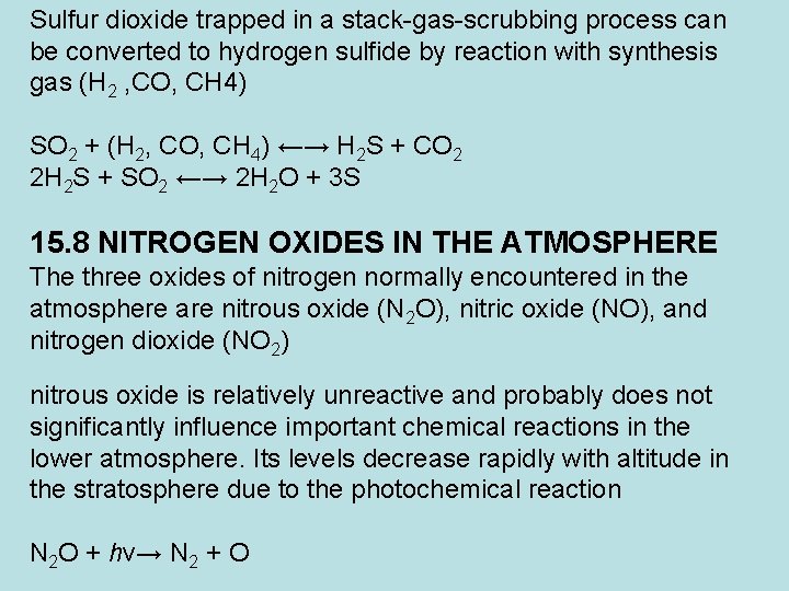 Sulfur dioxide trapped in a stack gas scrubbing process can be converted to hydrogen