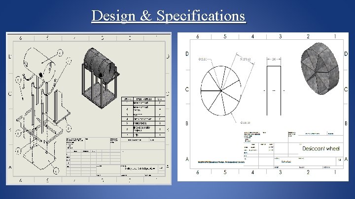 Design & Specifications 