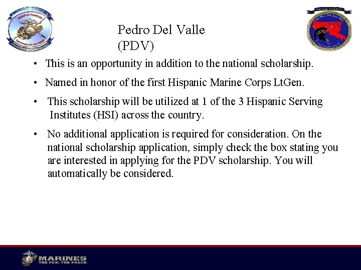 Pedro Del Valle (PDV) • This is an opportunity in addition to the national