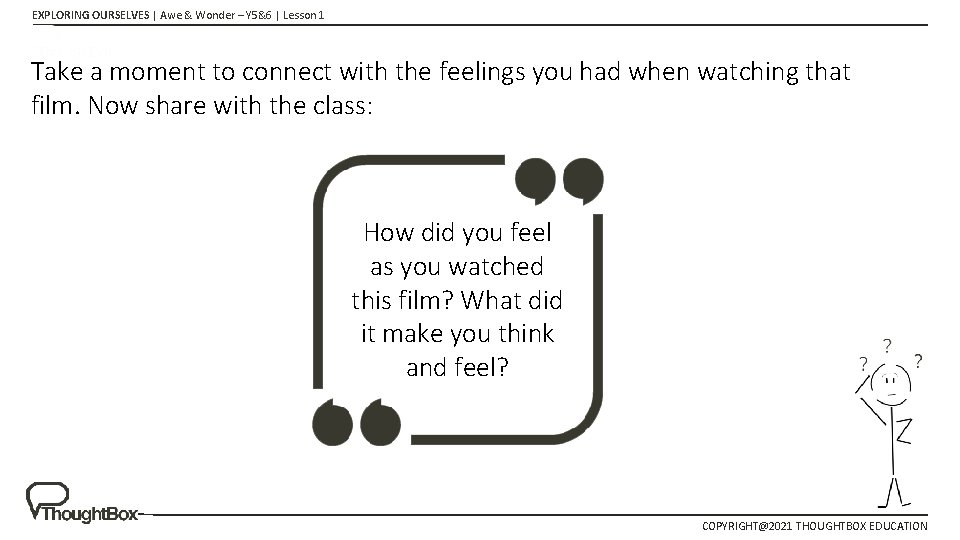 EXPLORING OURSELVES | Awe & Wonder – Y 5&6 | Lesson 1 Take a EXPLORING OURSELVES | Awe & Wonder – Y 5&6 | Lesson 1 Take a
