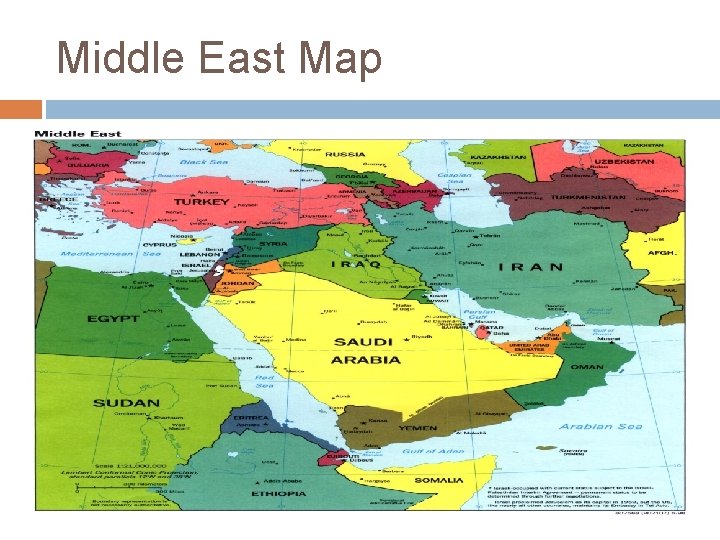 Middle East Map 