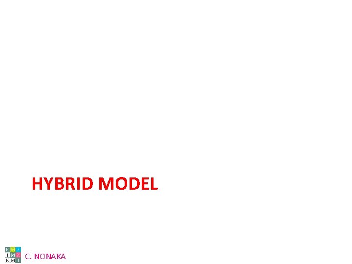 HYBRID MODEL C. NONAKA 