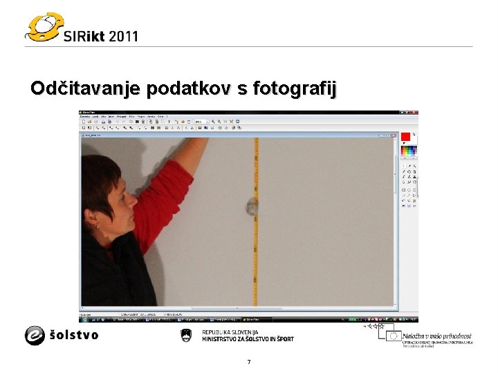 Odčitavanje podatkov s fotografij 7 