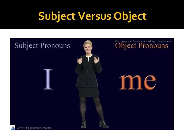 Subject Versus Object 