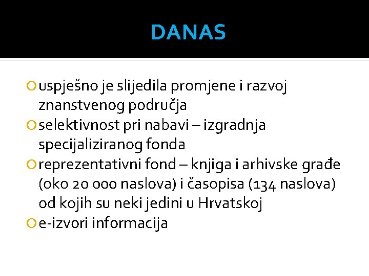 DANAS uspješno je slijedila promjene i razvoj znanstvenog područja selektivnost pri nabavi – izgradnja