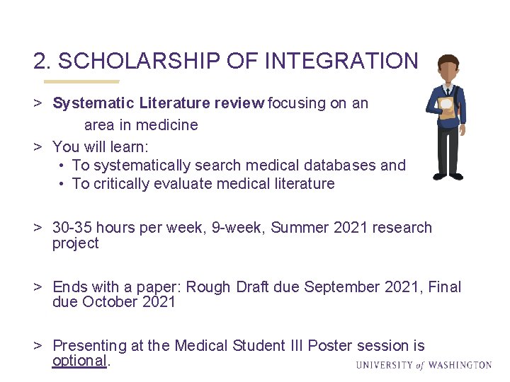 2. SCHOLARSHIP OF INTEGRATION > Systematic Literature review focusing on an area in medicine