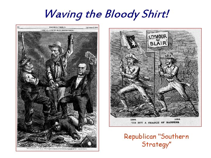 Waving the Bloody Shirt! Republican “Southern Strategy” 